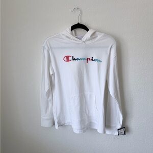 New Champion Woman White Hoodie Small